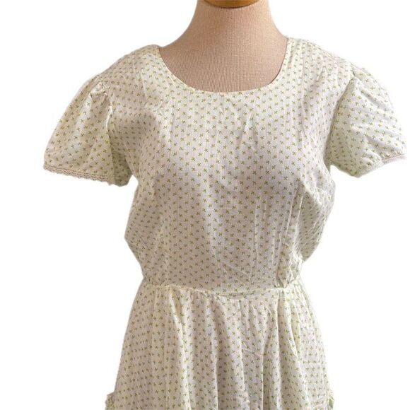 The Square Dance Dress Co. Floral VTG Dress Size 14 - Picture 2 of 6
